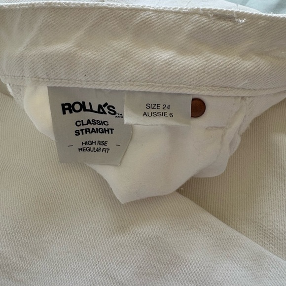 ROLLA’S classic high waisted high rise straight leg jeans - Picture 4 of 10